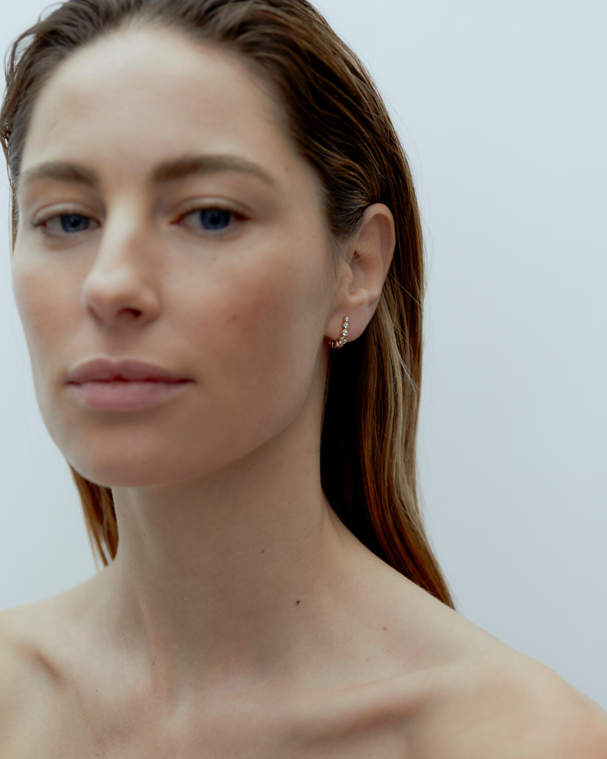 Odette øreringe - forgyldt